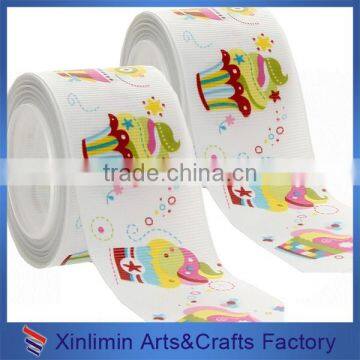 Custom Printed Fashion Candy Grosgrain Ribbon for Kids