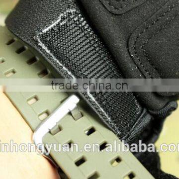 Custom Brown Antislip Abrasion Proof Military Tactical Half Gloves photo-5