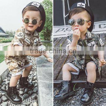 2016 Autumn Kids Boys Clothes Sets Children Casual 2 Pcs Suit Jackets +pants Baby Sport Suit Outwear photo-3