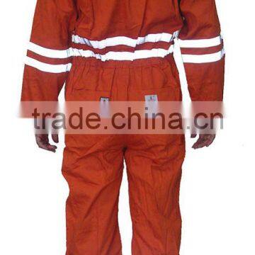 Customized Reflective Tape Safety Overall Workwear Coverall photo-2