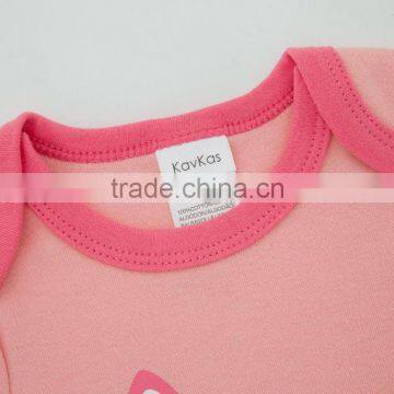 2017 Summer Clothes Short Sleeve 100% Cotton Baby Rompers Girl photo-4