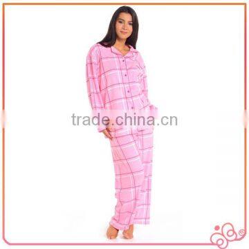 Sexy 100% Fleece Check ladies winter nighty