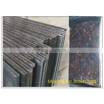 Tan Brown Granite Slabs with surface polished