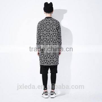 2016 Long Slim Cotton Print Coat photo-2