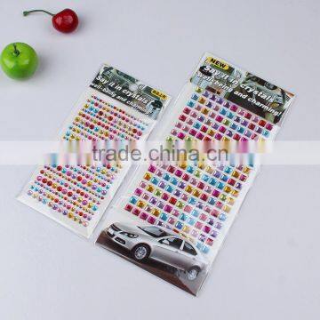 Crystal /acrylic Diamond Sticker Rhinestone Gem Car Stickers Decorate Sticker photo-3
