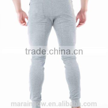 Grey Plain Cotton Polyester Spandex Tapered Mens Joggers Fashion Panel Jogger Pants OEM Sweatpants photo-2