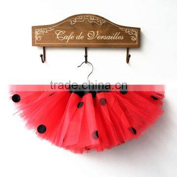 dress up red black polka dot tutu dance wear tutu