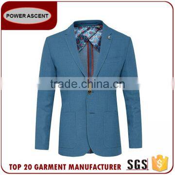2017 Trending Products Half Lining Polyester Viscose Fashion Office Custom Man Simple Suit Designs photo-1