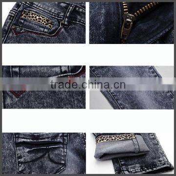 Top Quality Snowflake Washing Jeans Women photo-3