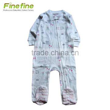 New Born Cool Pattern Plain Organic Baby Romper Clothing