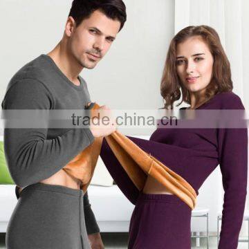 Suntex 2015 Stylish European Thermal Clothing Hot Sale Couple Long Johns