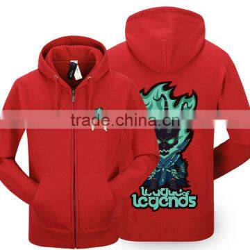 Factory Wholesale Fitness Hoodie Girl Full Zipper Hoodie Jacket Embroidered Hoodie