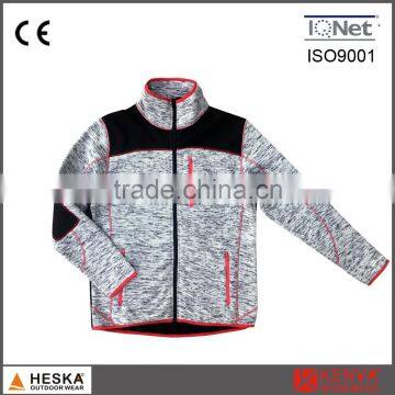 Fleece Anoraks Coarse Needle Polyester t Mens Knitted Jacket