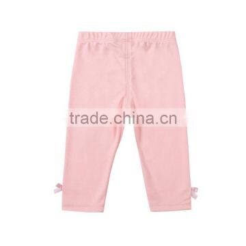 Wholesale spring light color cotton kids girl leggings