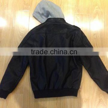 Man pu Leather Jacket #PL8718 photo-2