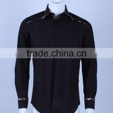 2016 Latest Shirt Design for Men Italian Double Collar Shirts photo-4