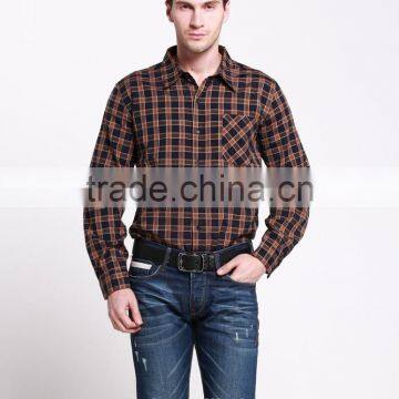 Western Winter Warm Men Plaid Shirt for Cheap Price Customsing photo-4