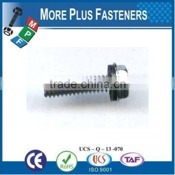 Made in Taiwan Indented Hexagon Washer Head SEMS Screw photo-2