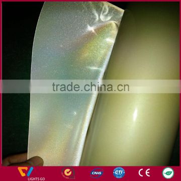 Reflective see through printing paper film for clothing and shoes