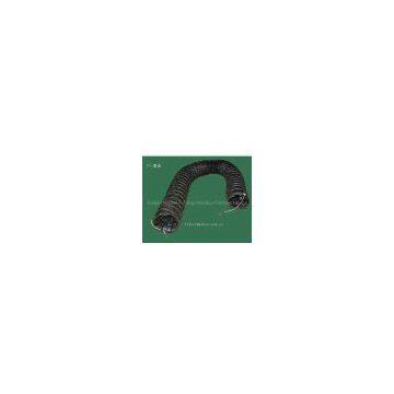 black anti-static flexible ventilator ducting