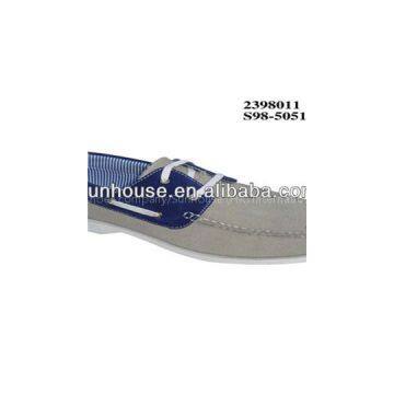 Cow Suede Men Boat Shoes