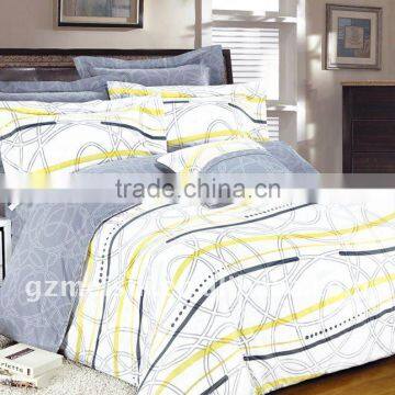 geometric figure printed bedding set