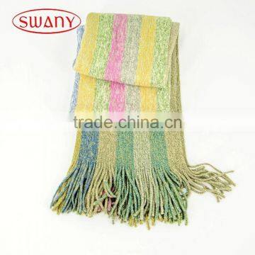 Good feature competitive winter cotton warp knitted scarf