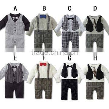 spring & autumn baby wear gentleman style long sleeve baby clothing