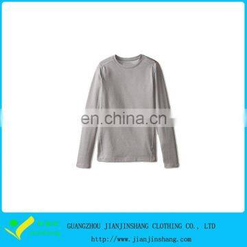 Eco Frinendly Bamboo Spandex Material Super Soft Long Sleeve T Shirts For Men