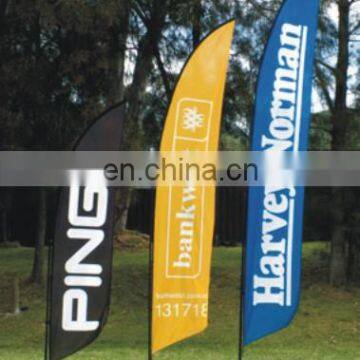 68D polyester beach flag,swooper,feather flag,flying banner,knife banner