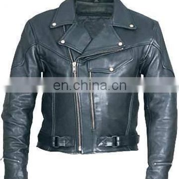 MOTER BIKE LEATHER JACKET MENS