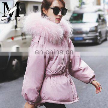 2016 Hot Sell New Design Women Thick Warm Winter Coat Fur Collar