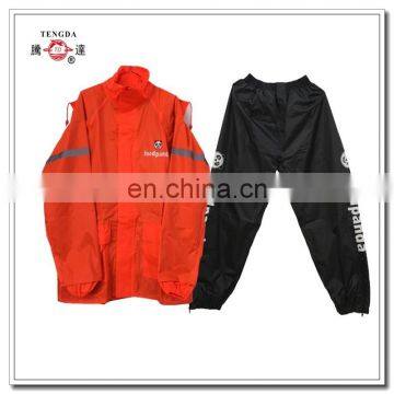 motorcycle fast food take away nylon raincoat for delivery guy