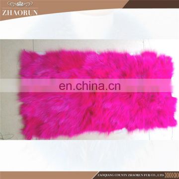 Factory Direct Sale Colorful Fox Fur Plate