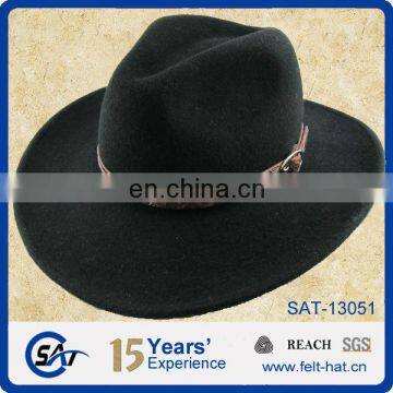 2015 high quality pure wool felt stesten cowboy hat