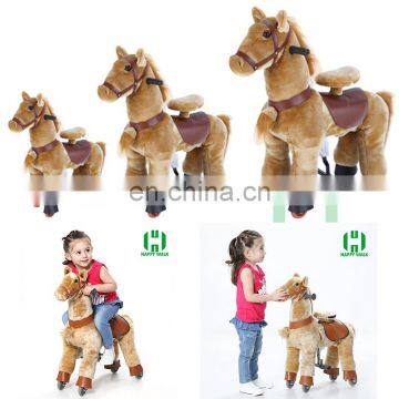 HI factory wholesale mechanical ride on horse walking adult ride on horse toys