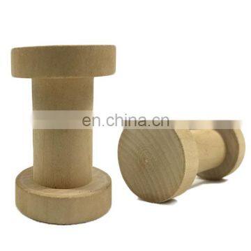 High quality painted wooden spool for twine and thread