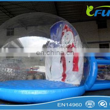 2014 hot sales christmas inflatable bubble tent/inflatable transparent bubble tent