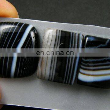 STRIPPED ONYX/WHOLESALE STRIPPED ONYX CABOCHON/NATURAL STRIPPED ONYX GEMSTONE/AGATE ONYX GEMSTONE/ONYX FOR JEWELRY MAKING