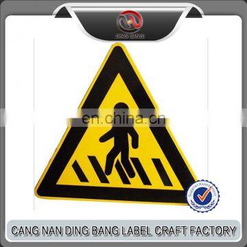 Safety Warning Traffic Sign Irregular Aluminum Plate Traffic Road Signs