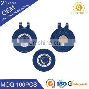 Hot selling unique modelling trade assurance metal mterial golf hat clip make in China
