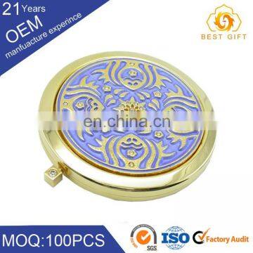 Wholesale Metal Rose Gold Makeup Mirror photo-6