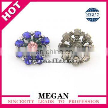 wholesale cheap zinc alloy crystal rhinestone button