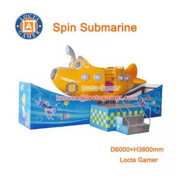 Zhongshan amusement outdoor playground hot sale flying car Rotation ride Spin submarine kiddie rides fly ship