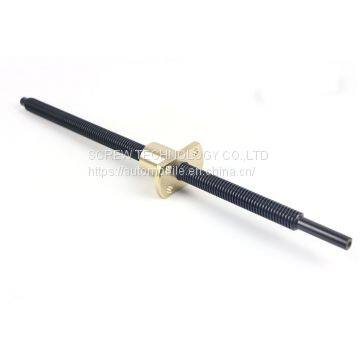 Customized Set Trapezoidal Thread Lead Screw Tr10x2 With Nut