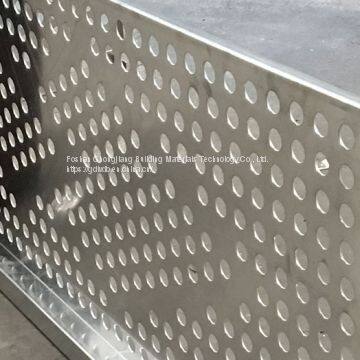 Distortions Aluminium Veneer Polyester Surface Treatment Cinema / Conference Room