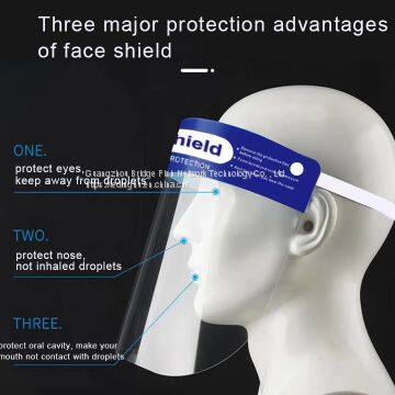 Disposable PET Plastic Face Shield and Eye Protection FDA/CE photo-2