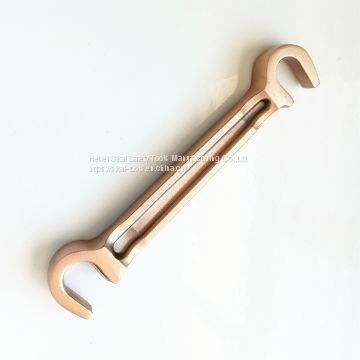 double c type valve wrench copper beryllium non sparking tools