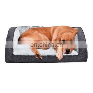 Comfortable Warm Non-skid Bottom Orthopedic Solid Sofa Pet Bed