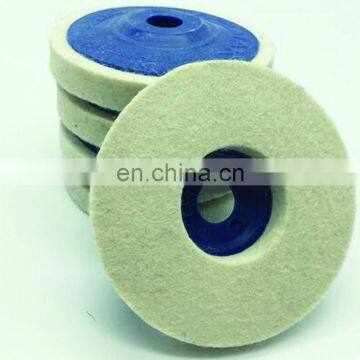 circular round wool felt dry polishing pad for mable stone